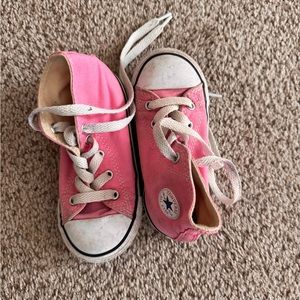 Toddler Pink Converse Hightops